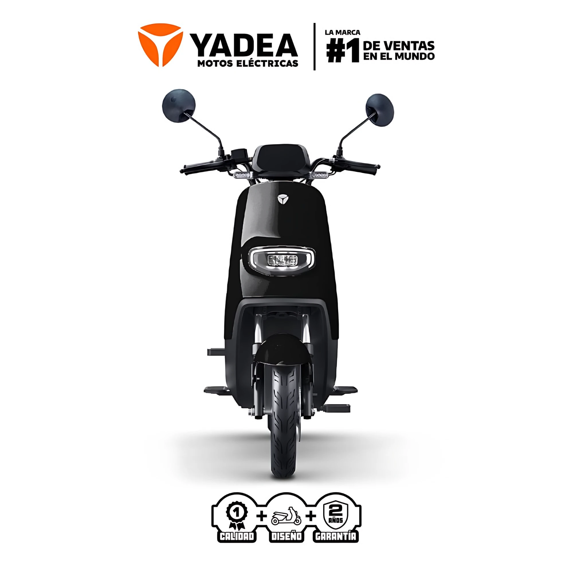 Scooter Electrico Yadea De3 P8824 | 800 Watts Color Negro — foto 1