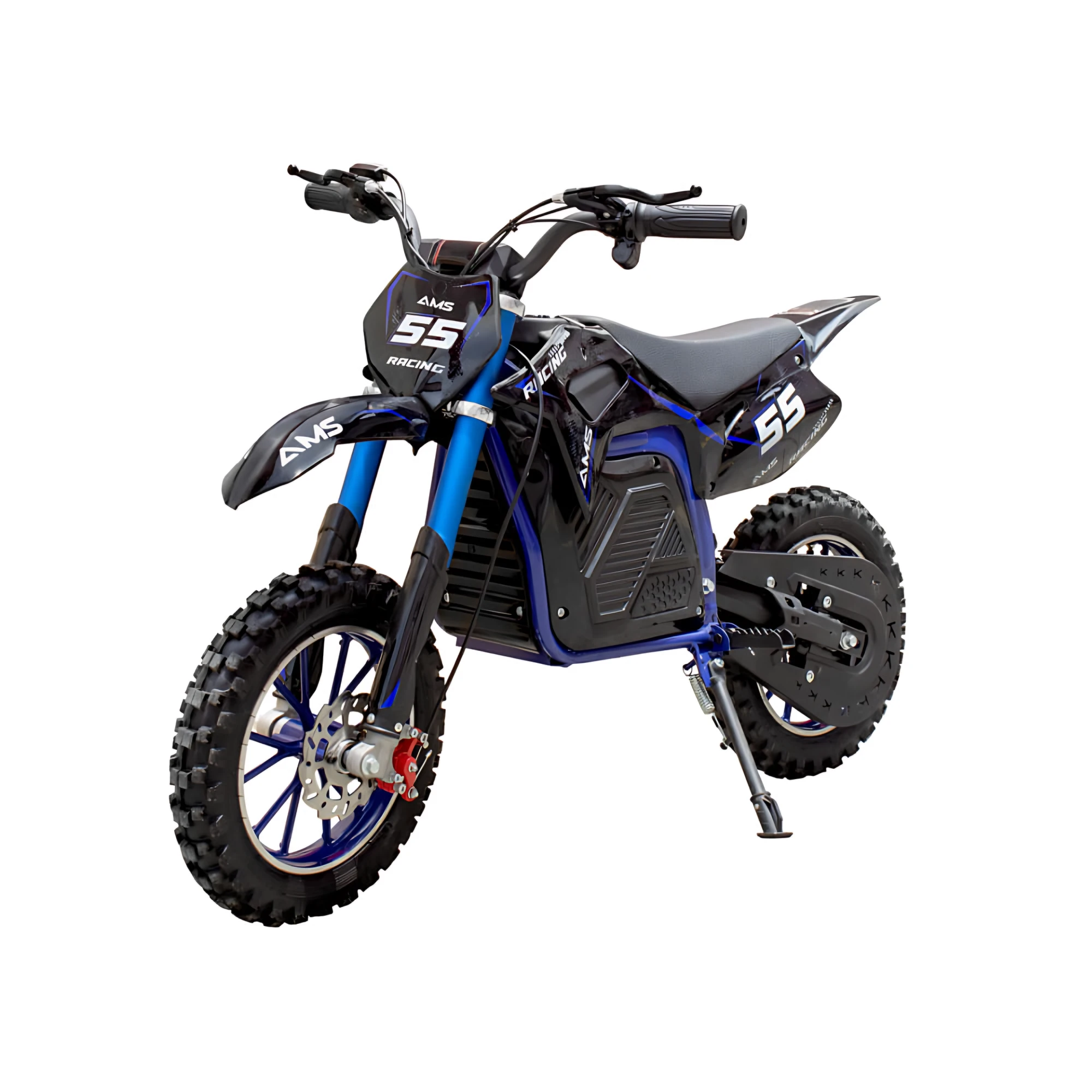 Moto Pit Bike Eléctrica Ams 706 E P88652 | 1000 Watts Color Azul — foto 1