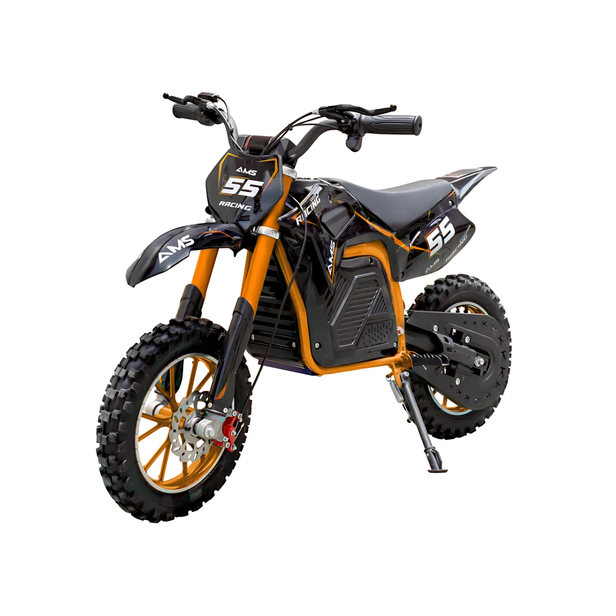 Moto Pit Bike Eléctrica Ams 706 E P88652 | 1000 Watts Color Naranja — foto 1