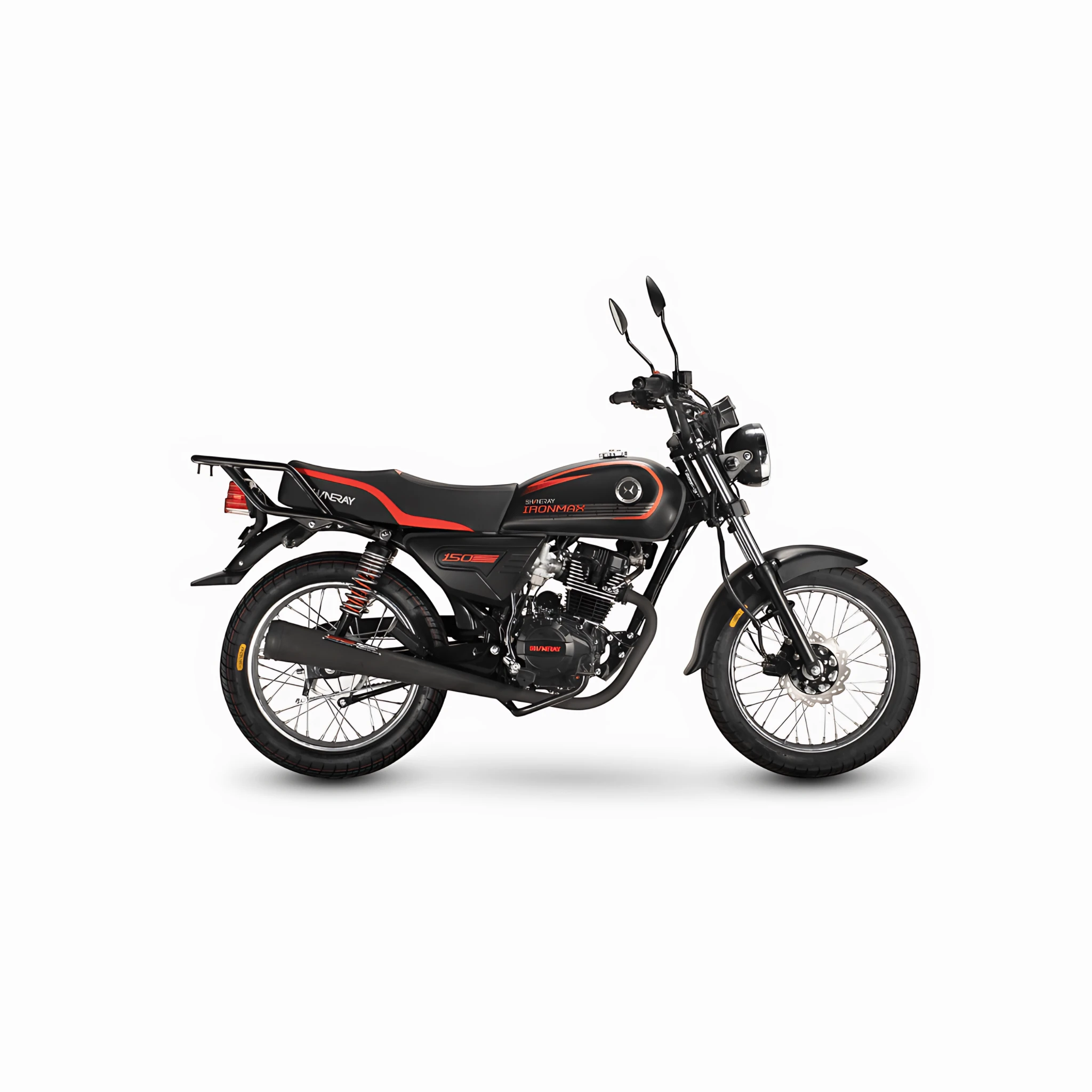 MOTOCICLETA IRONMAX 149 2027 NEGRO/ROJO — foto 1