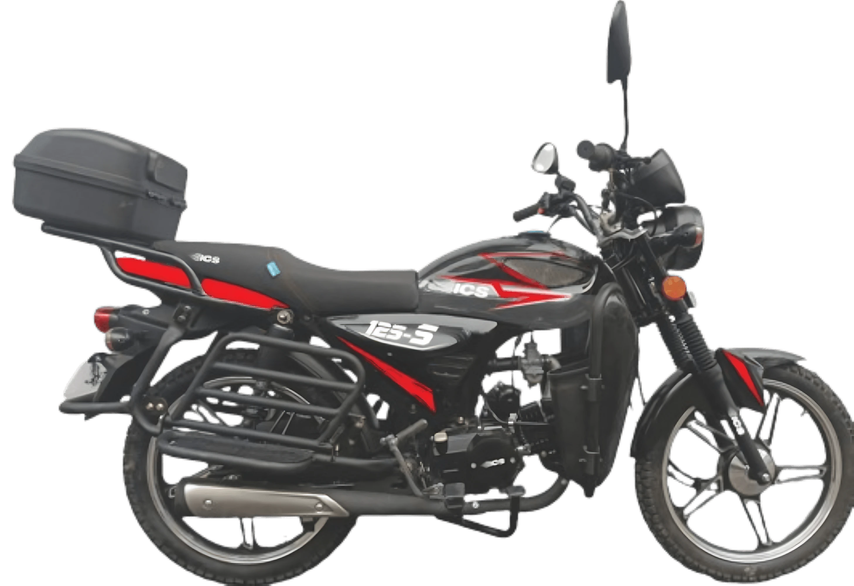 MOTO ICS 125S MAX 2027 NEGRO ROJO — foto 1