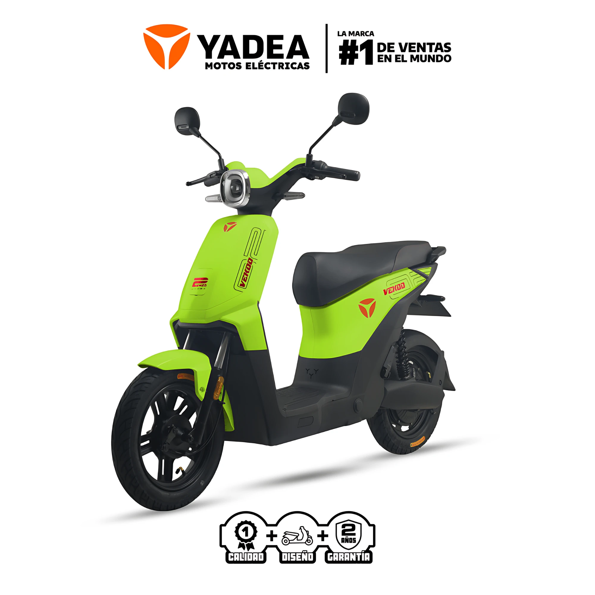 Scooter Electrico Yadea Vekoo P8824 | 1000 Watts Color Verde — foto 1