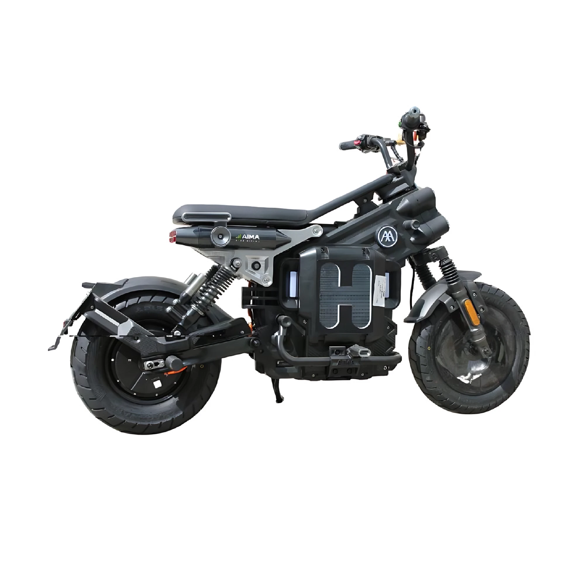 Scooter Eléctrico Aima Hyhawnk P86139 | 1200 Watts 50 Km Color Negro — foto 1