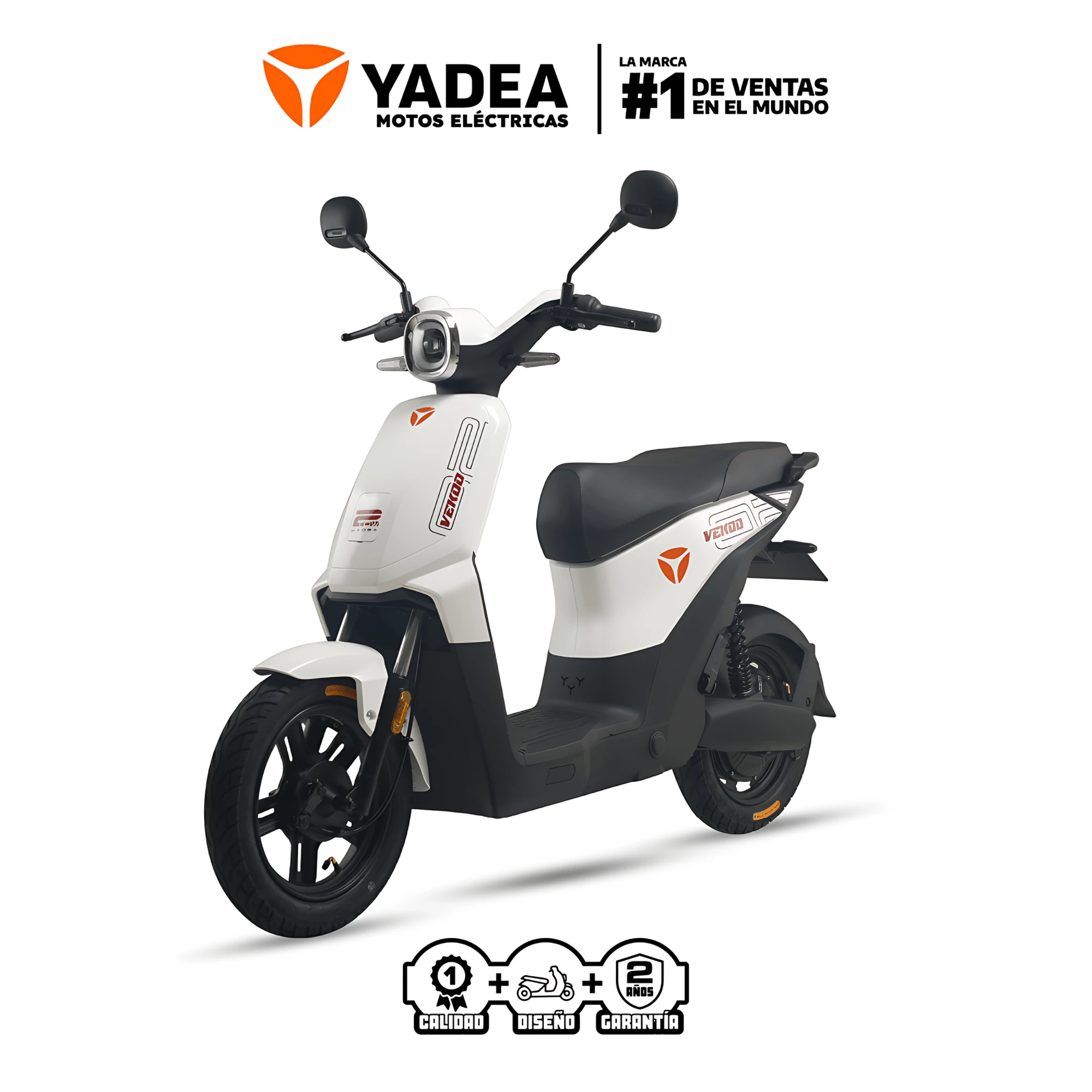 Scooter Electrico Yadea Vekoo P8824 | 1000 Watts Color Blanco — foto 1