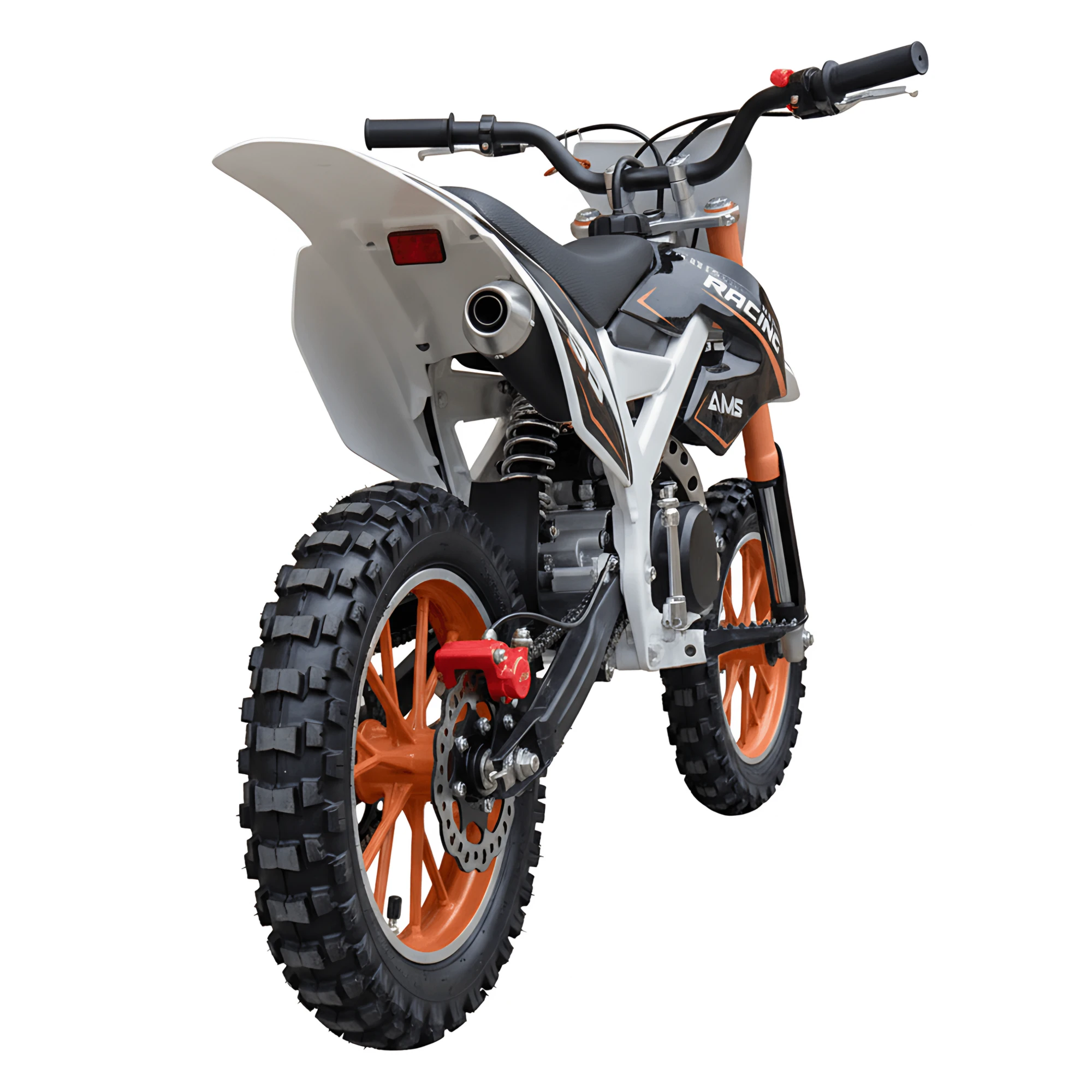 Moto Pit Bike A Gasolina Ams 706 A P88652 | Hasta 38 Km/H Color Naranja — foto 1