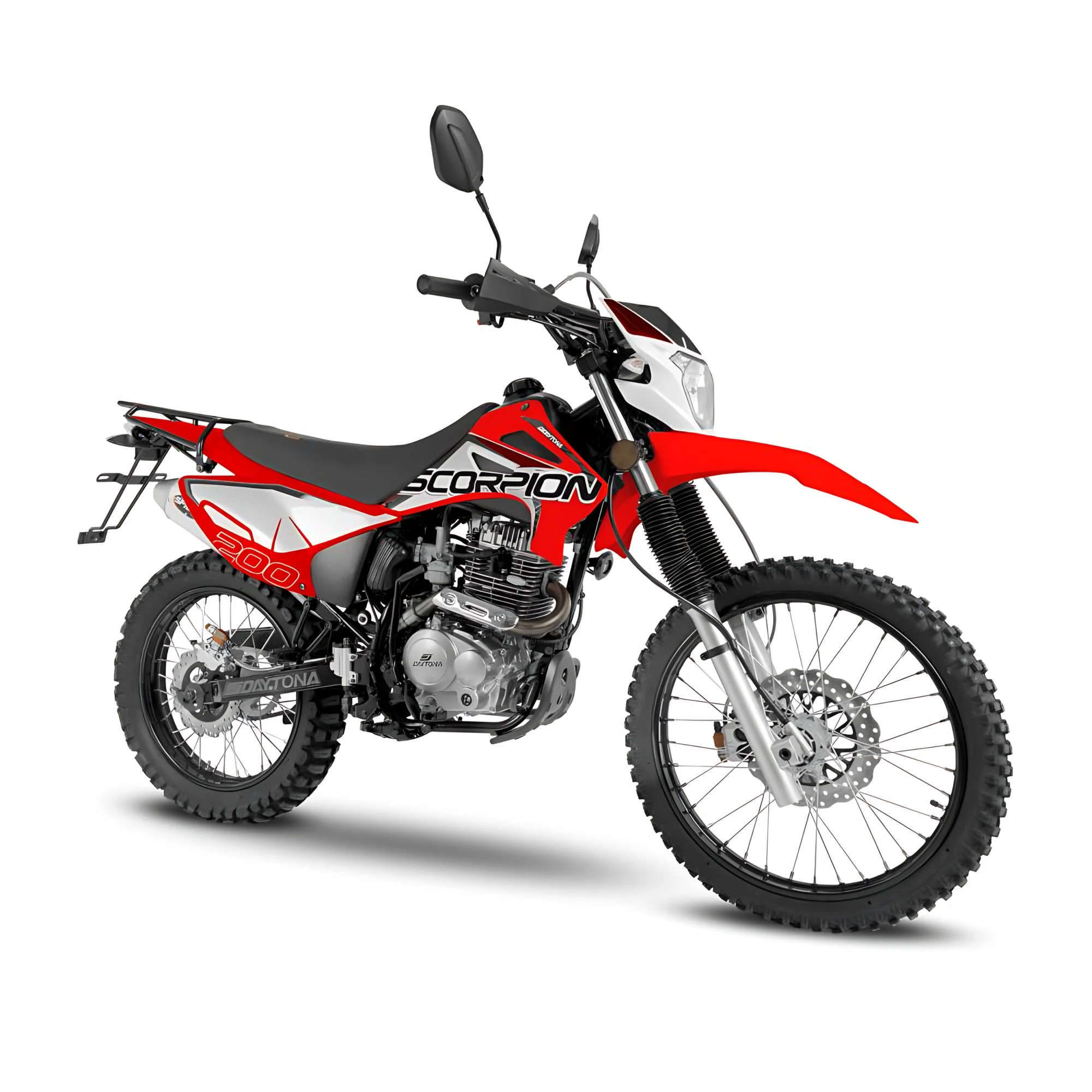 MOTO DAYTONA DY200 SCORPION ROJO 2026 — foto 1