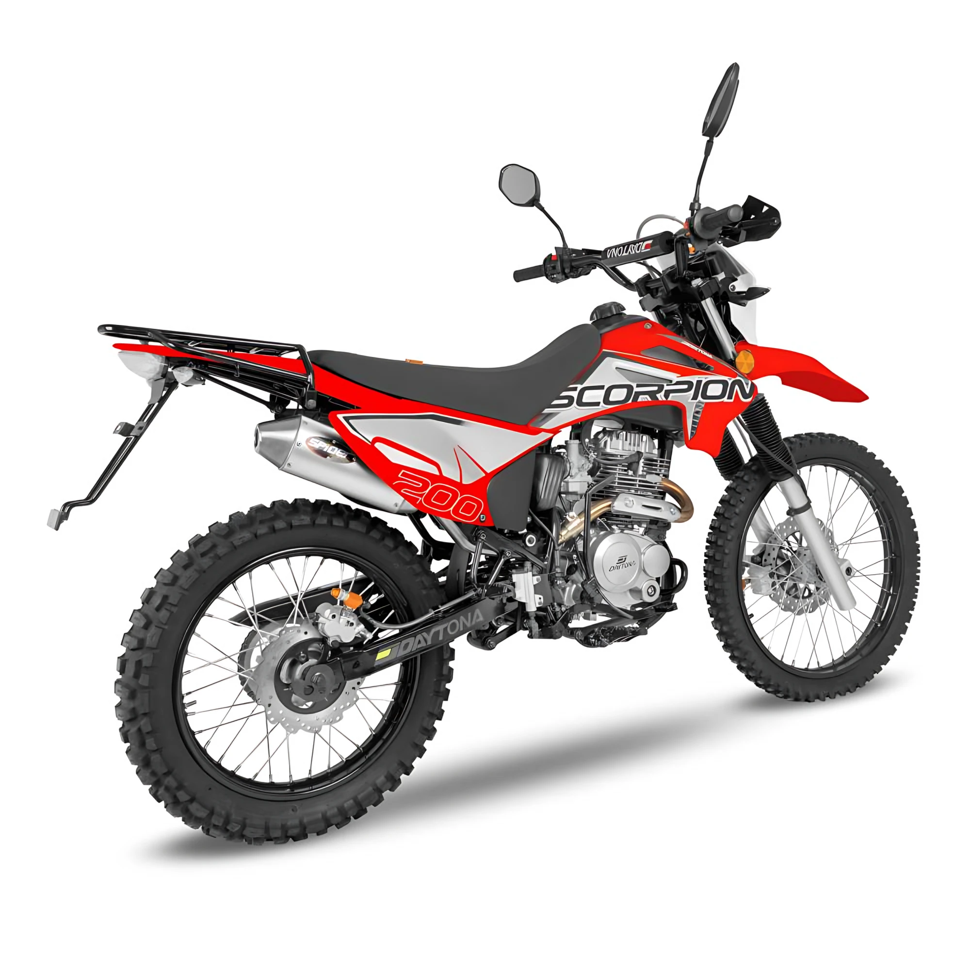 MOTO DAYTONA DY200 SCORPION ROJO 2026 — foto 2