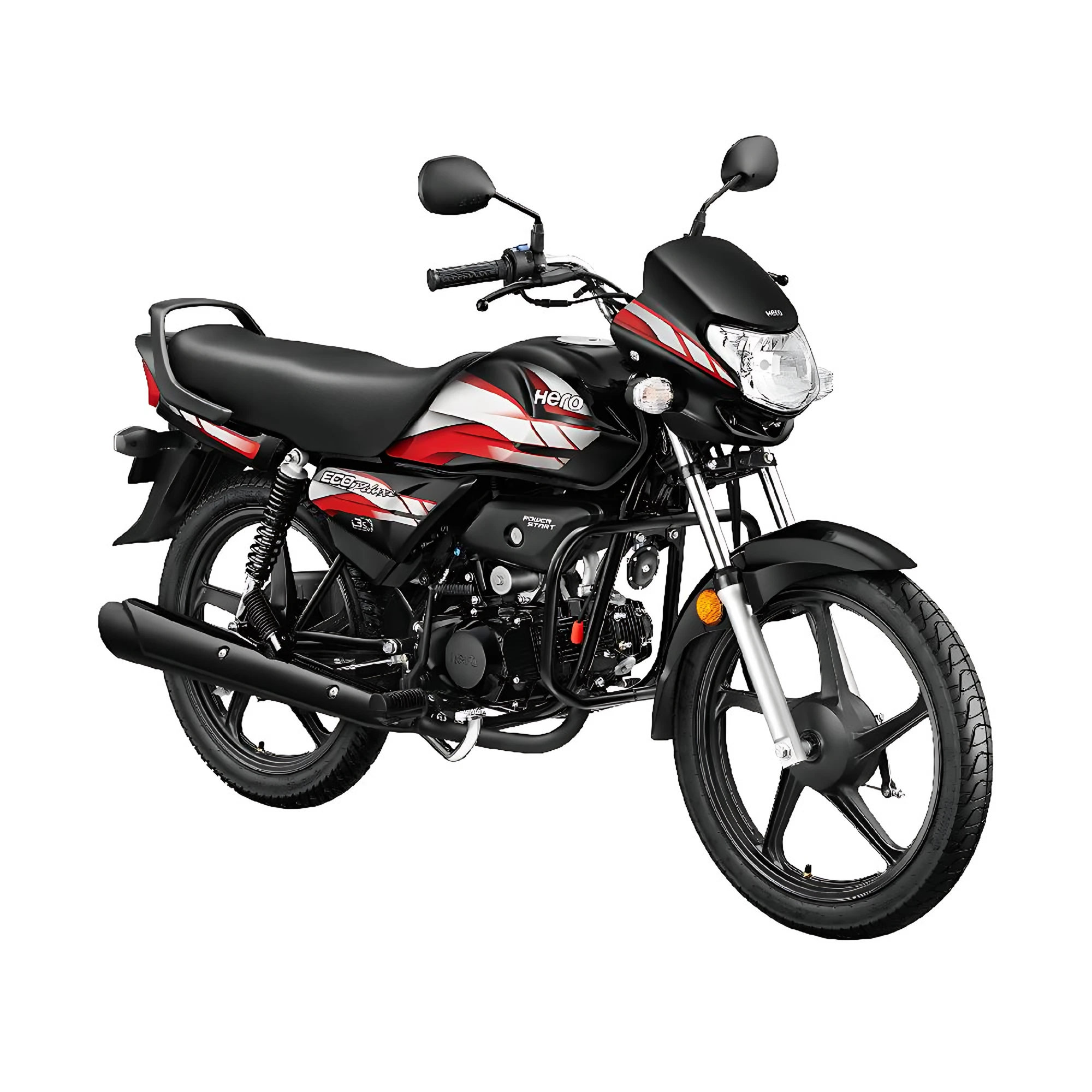 MOTO HERO ECO Deluxe NEGRO/ROJO 2026 — foto 1