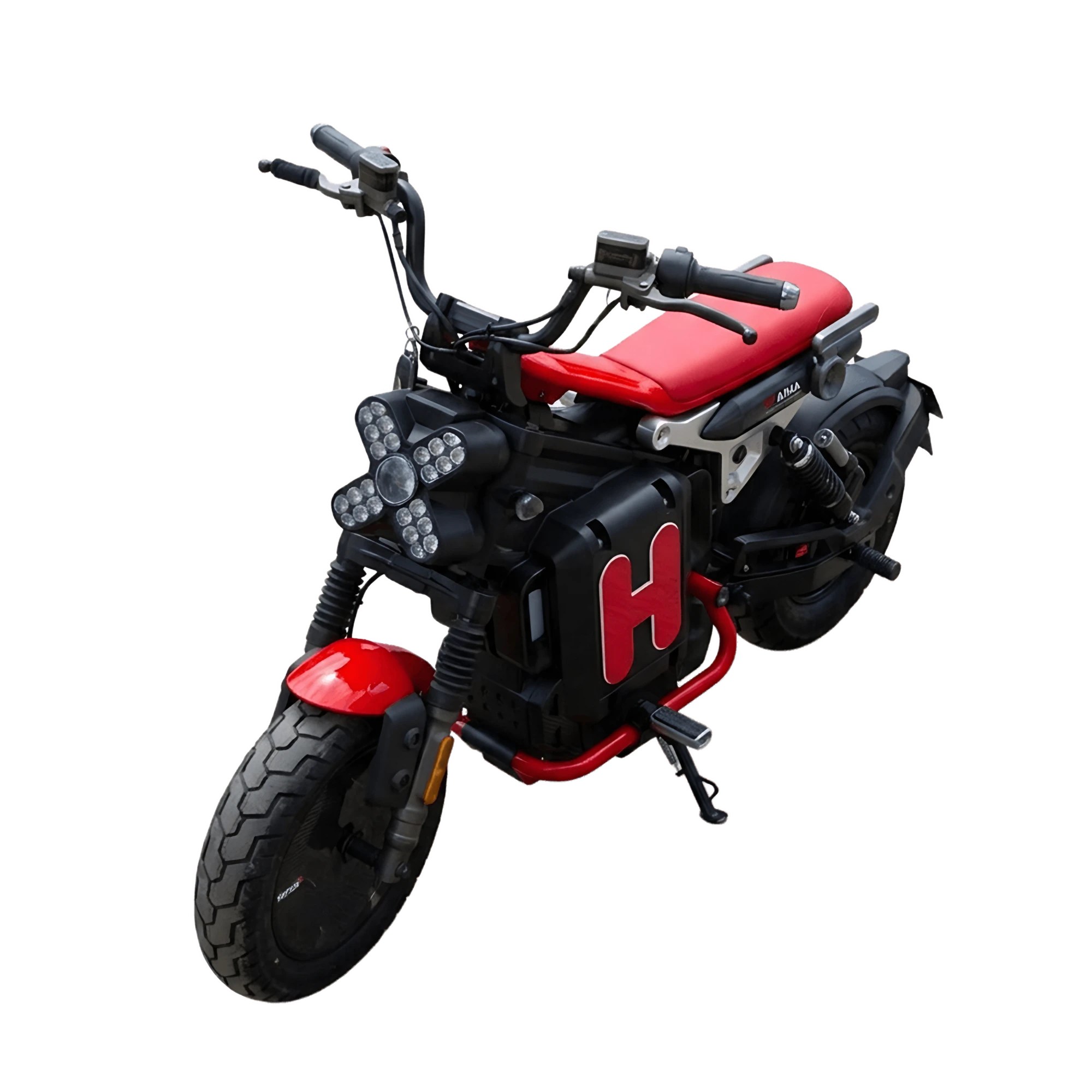 Scooter Eléctrico Aima Hyhawnk P86139 | 1200 Watts 50 Km Color Rojo — foto 1