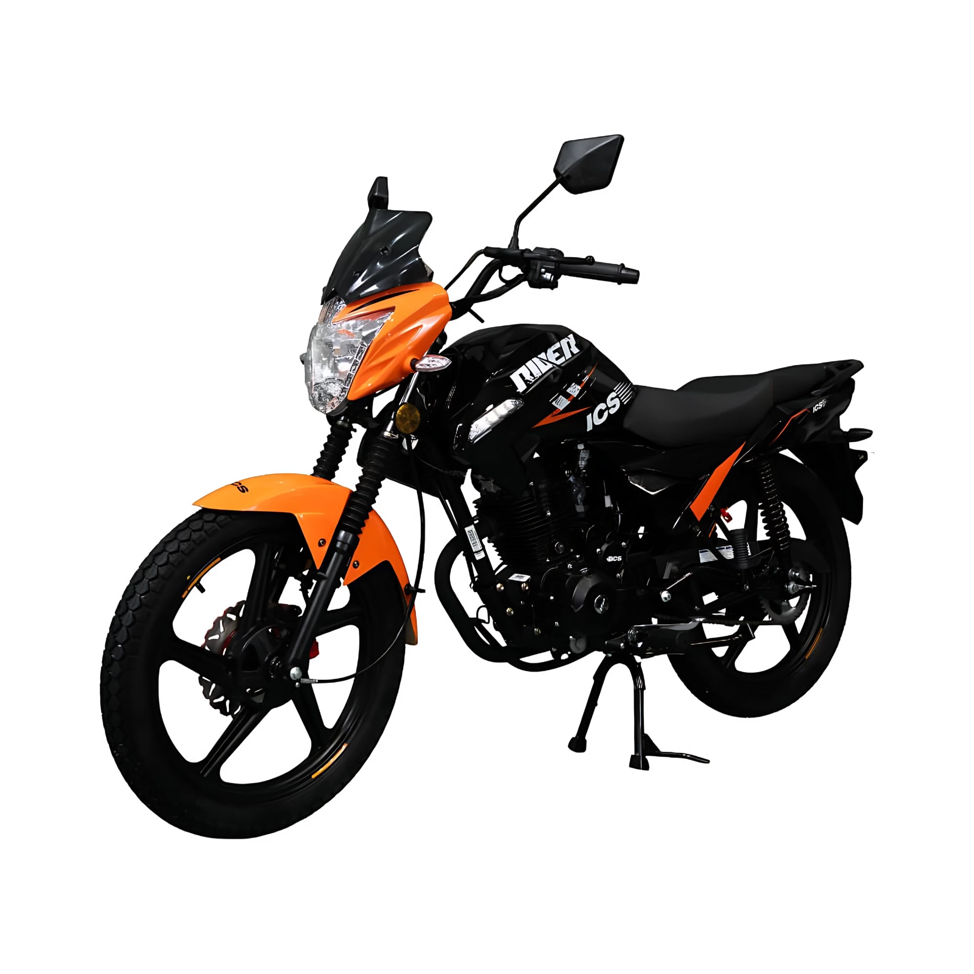 MOTO ICS RIDER 150 EVO 2027 NEGRO ANARANJADO — foto 3