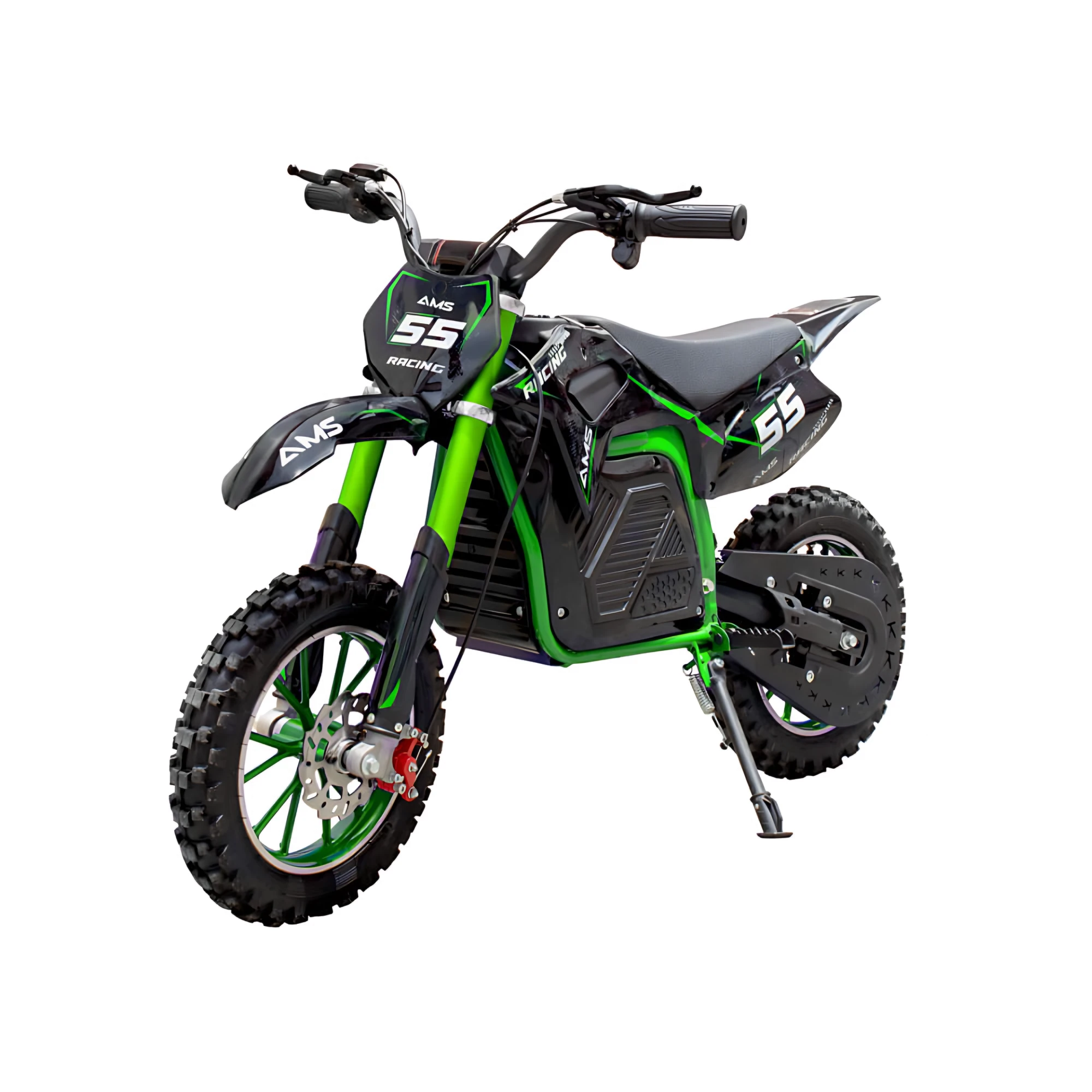 Moto Pit Bike Eléctrica Ams 706 E P88652 | 1000 Watts Color Verde — foto 1