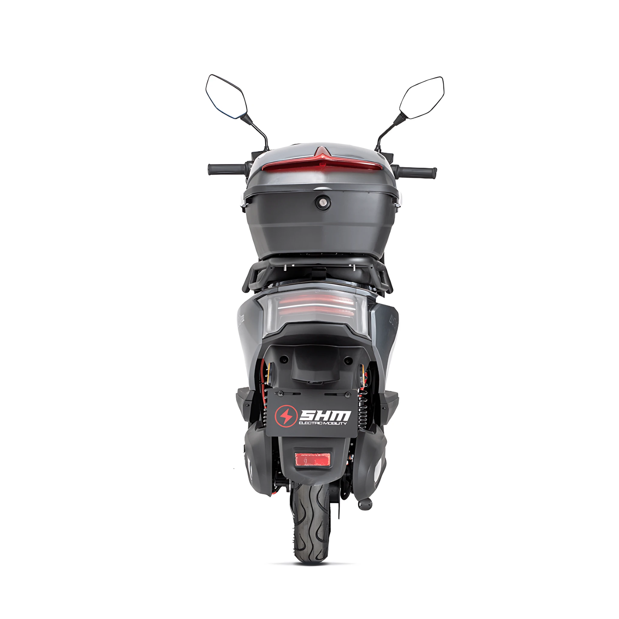 Combo scooter Electrico Shm Avatar 1200 P88640 color Plomo-rojo | 1200W + Casco Pro Tork Abierto New Liberty 3| Talla M Color Negro — foto 2