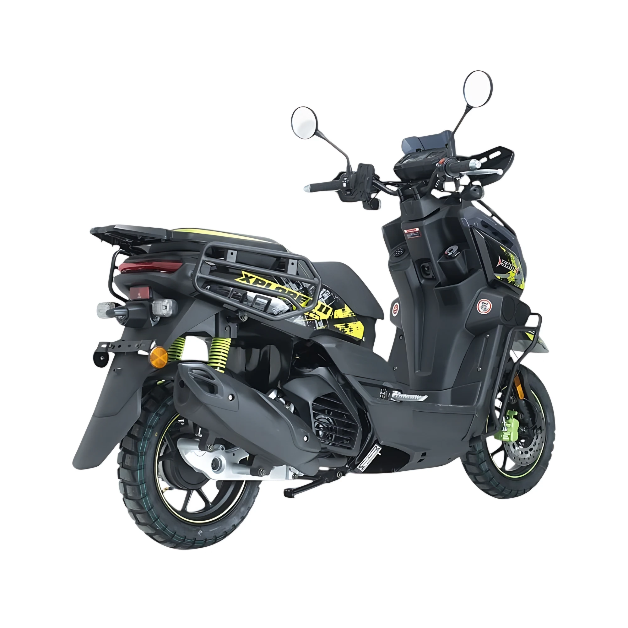Moto Xplorer II 169 2027 NEGRO/VERDE — foto 1