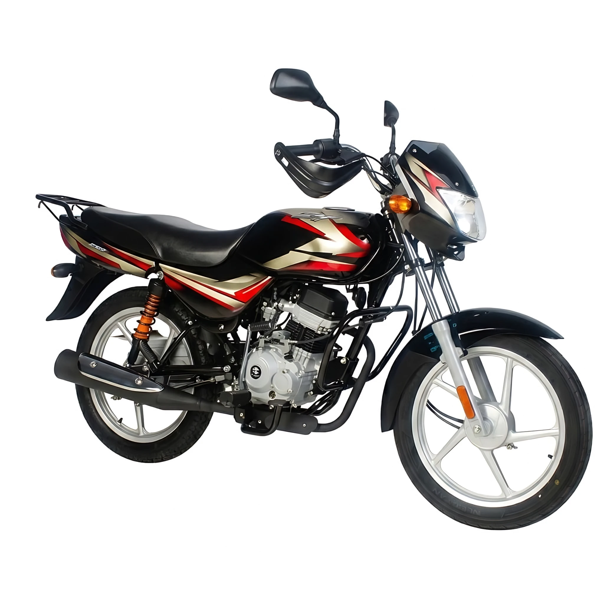 MOTO BAJAJ CT 100 ES N/ROJO 2027 — foto 2