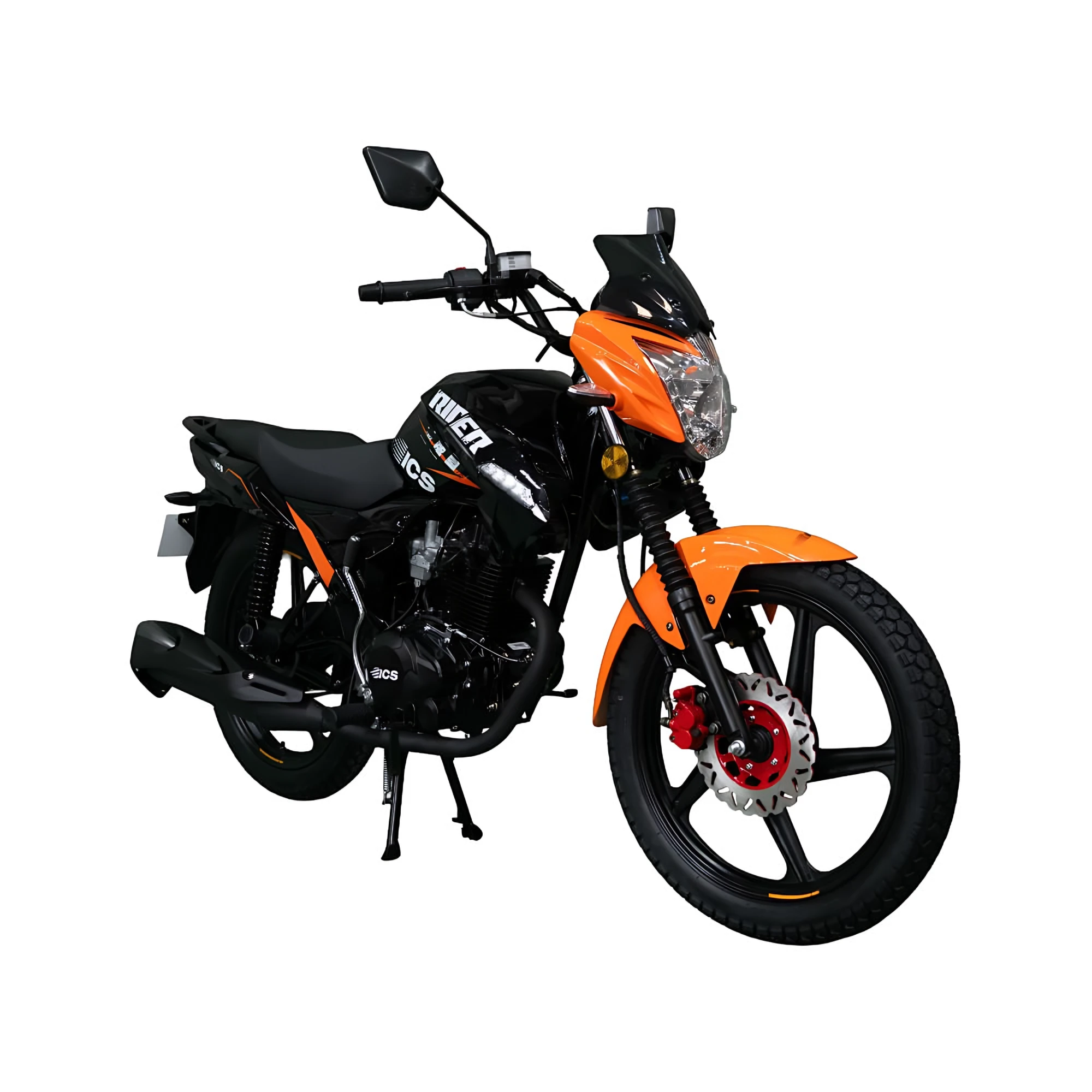 MOTO ICS RIDER 150 EVO 2027 NEGRO ANARANJADO — foto 2