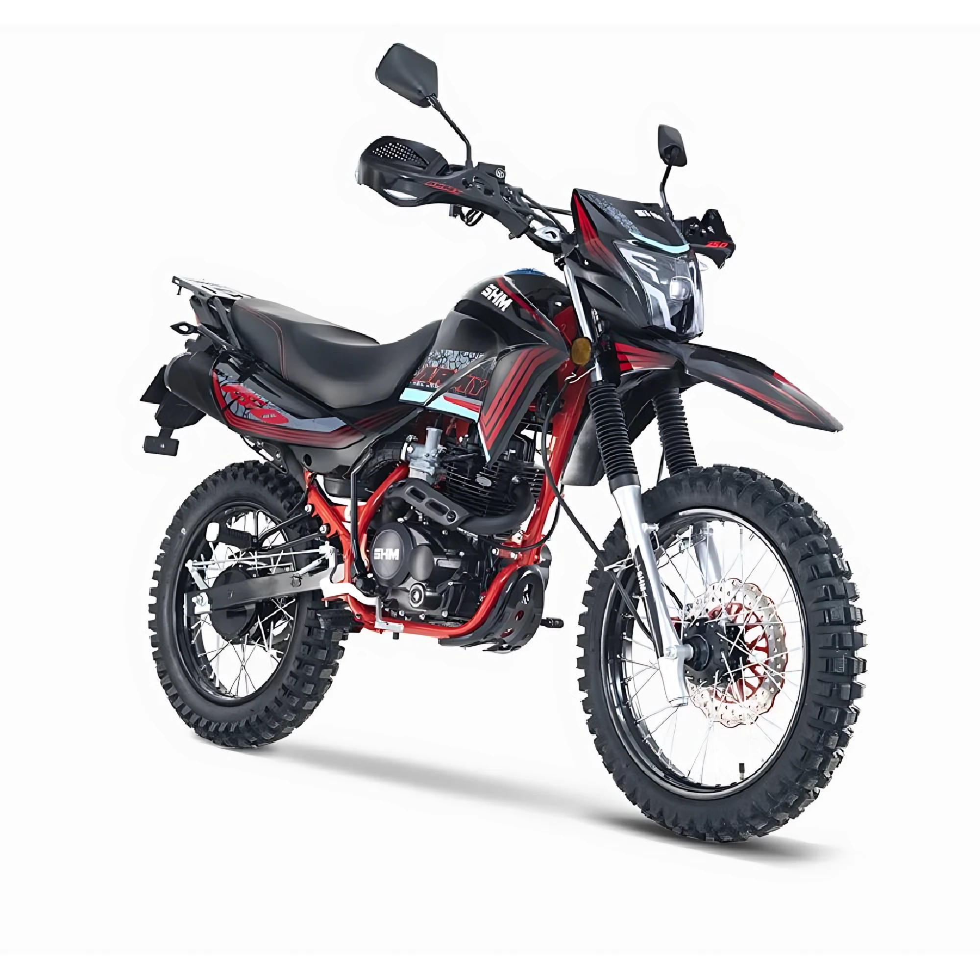 MOTO SHM ARMY 150 NEGRO/ROJO 2027 — foto 1