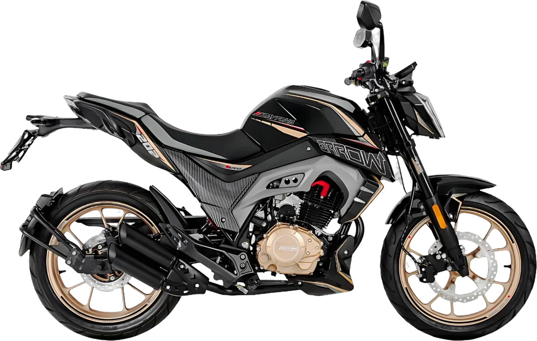 MOTO DAYTONA DY200 ARROW 2027, vista lateral