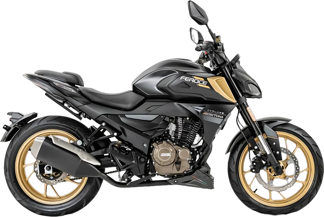 MOTO DAYTONA DY250 FEROCE NEGRO 2027, vista lateral