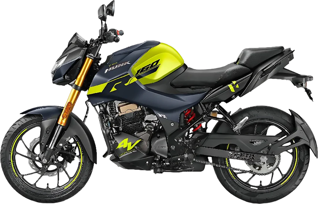 MOTO HERO HUNK 160 4V NEGRA/VERDE 2026