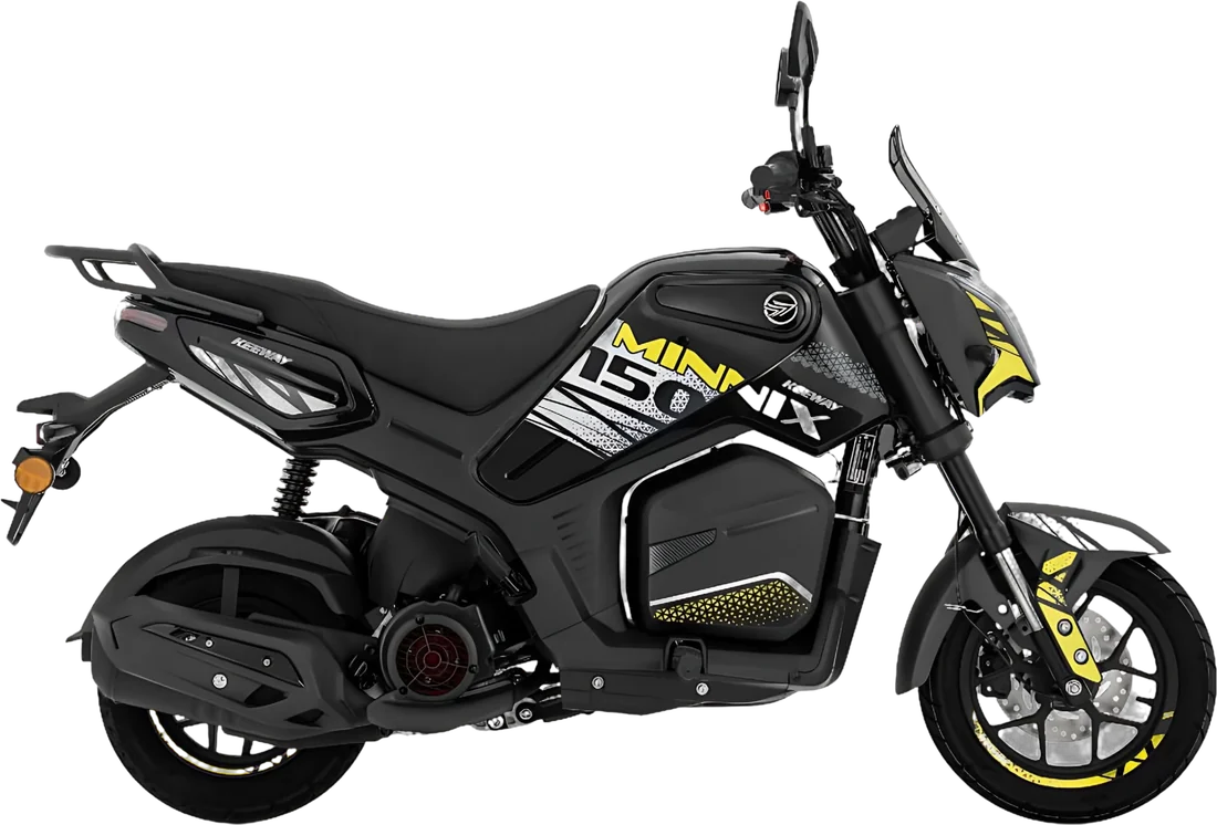 MOTO KEEWAY MINNIX 150 2027 NEGRO, vista lateral