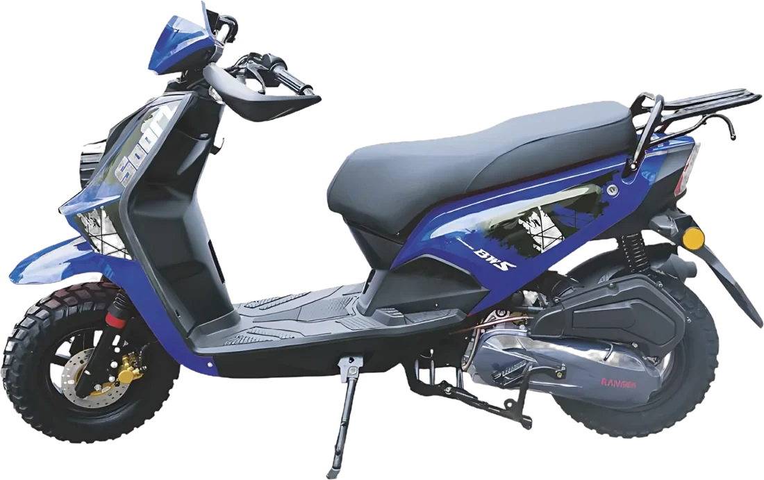 Moto Ranger 150BWS 2026 AZUL, vista lateral