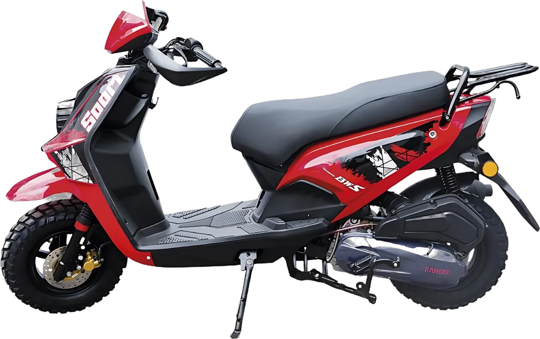 Moto Ranger 150BWS 2026 ROJO, vista lateral