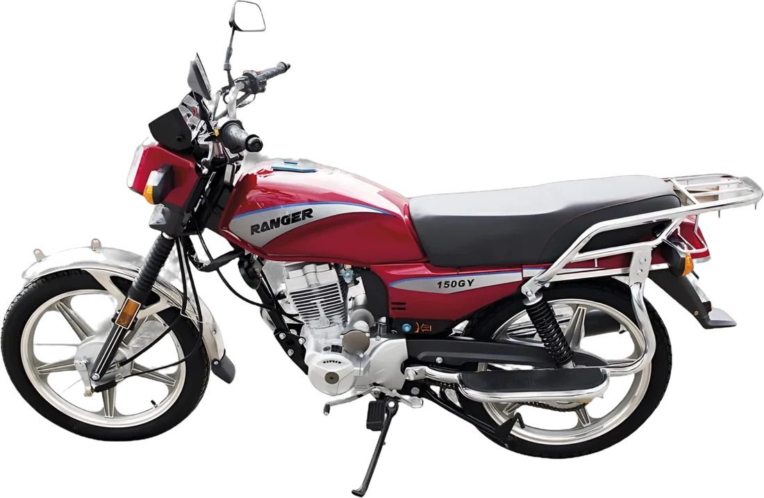 Moto Ranger 150GY 2026 ROJO, vista lateral
