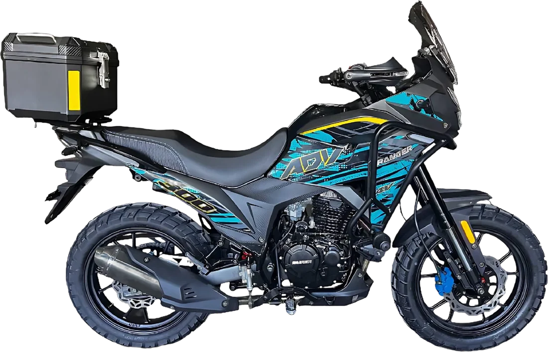 Moto Ranger ADV300 Turquesa 2027, vista lateral