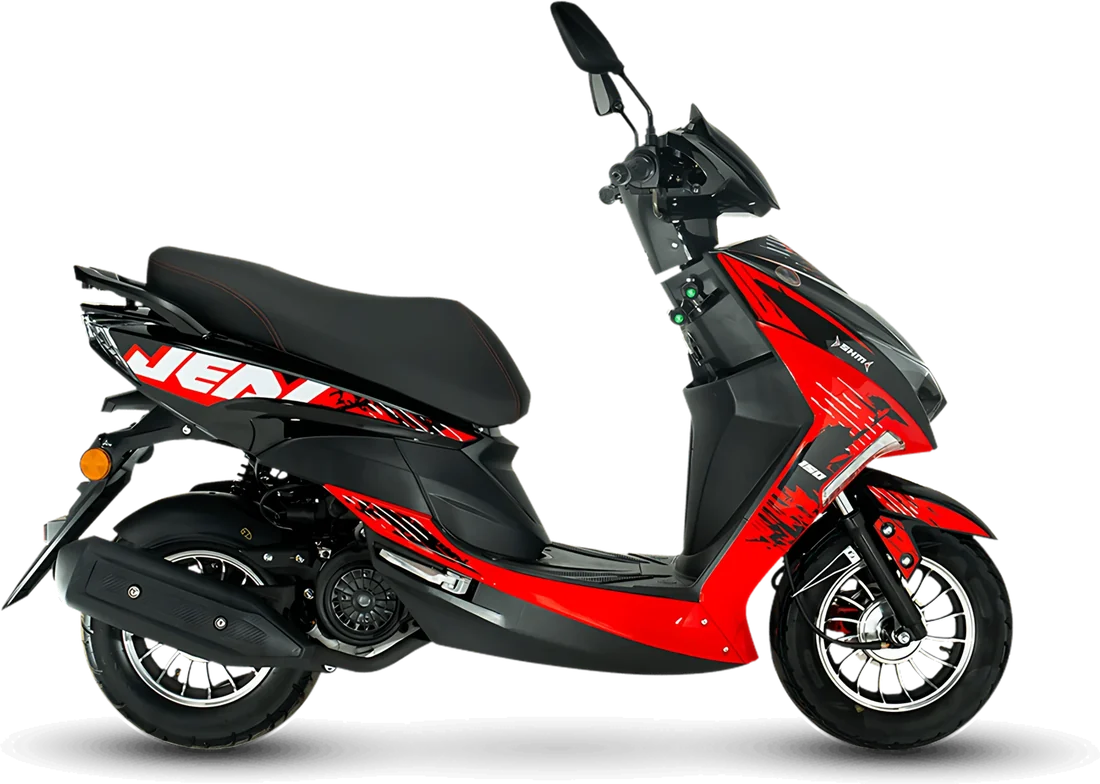 MOTO SHM JEDI II ROJO 2027, vista lateral