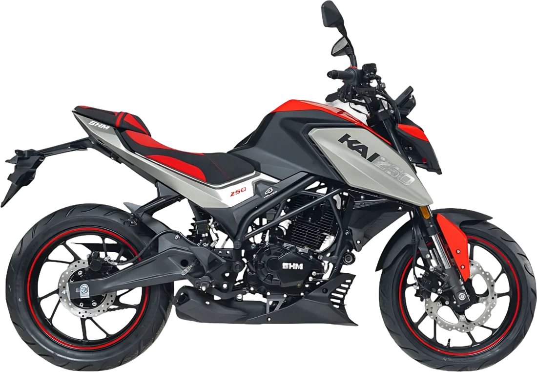 MOTO SHM KAI 250 2027, vista lateral