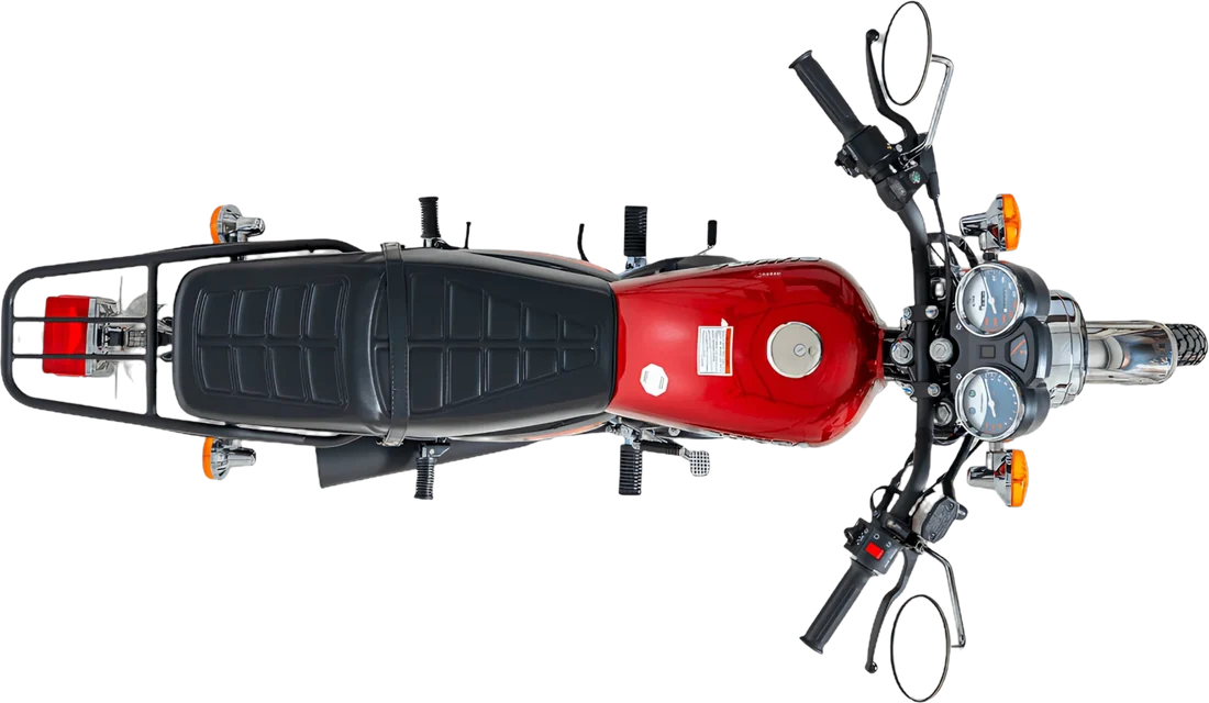 Moto Sukida Skd Gne 151 2027 ROJO, vista lateral