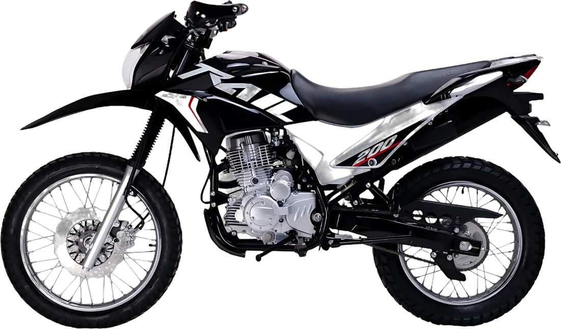 MOTO TRAIL 200 SZ 198 2027, vista lateral