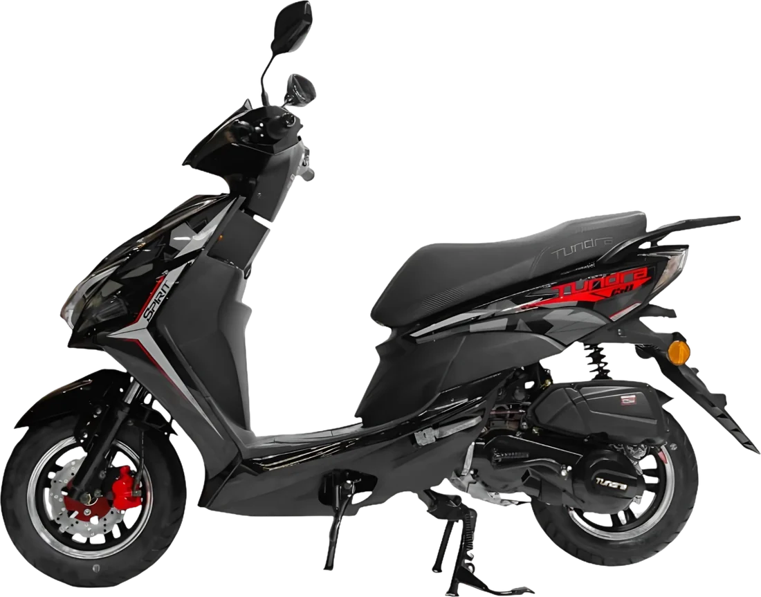 MOTO TUNDRA SPIRIT 150 2027 NEGRO, vista lateral