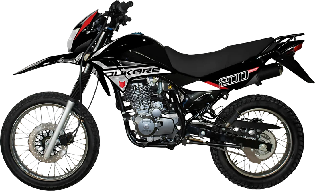 Motocicleta Dukare Dk200b 2027, vista lateral