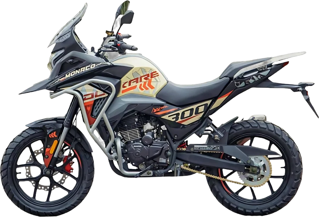 Motocicleta Dukare Monaco 300 2027 CREMA, vista lateral
