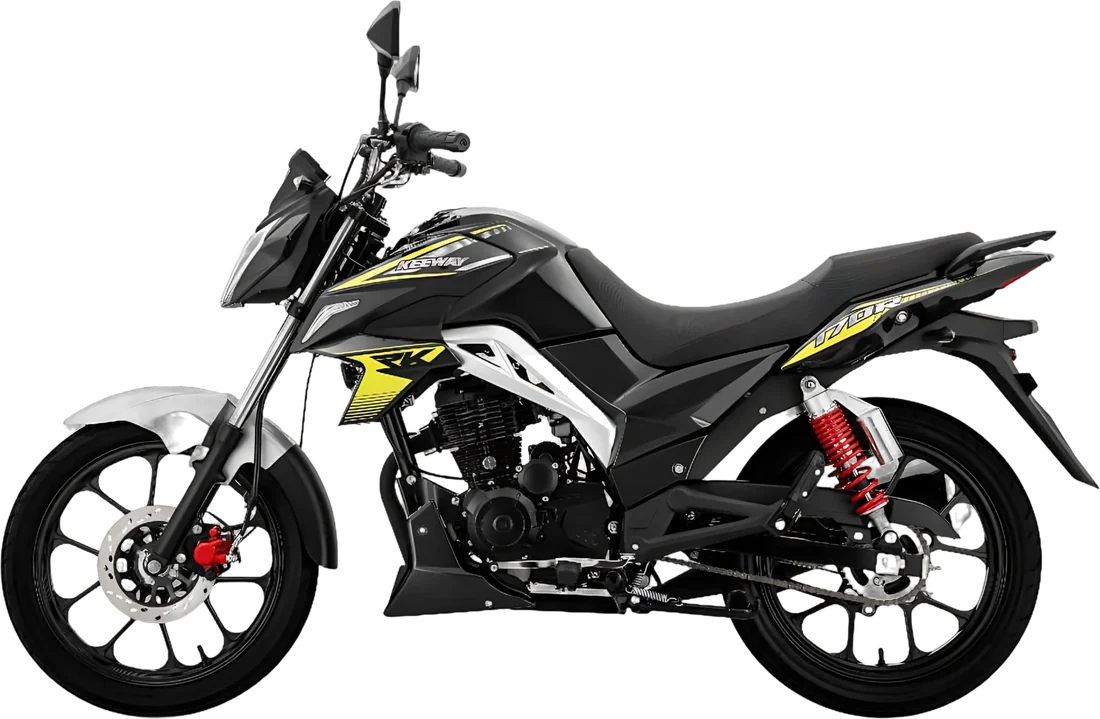 MOTOCICLETA KEEWAY RK170R 2027 NEGRO, vista lateral