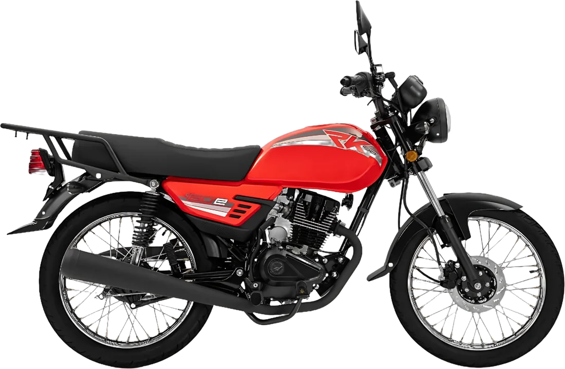 MOTOCICLETA KEEWAY RK180E 2027 ROJO, vista lateral