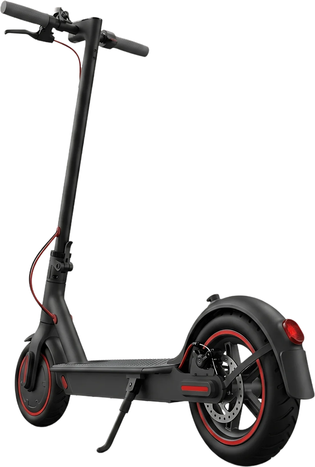 Scooter Electrica Ecomove S1 25 Km 350 Watts Color Negro, vista lateral