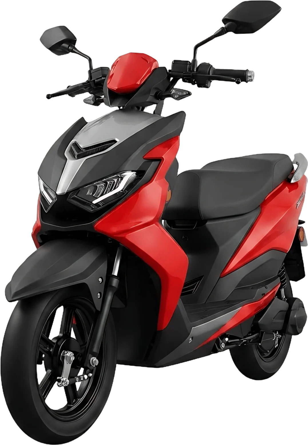 Scooter Eléctrico Aima Tiger S5 P86139 | 1500 Watts 60-70Km Color Rojo, vista lateral