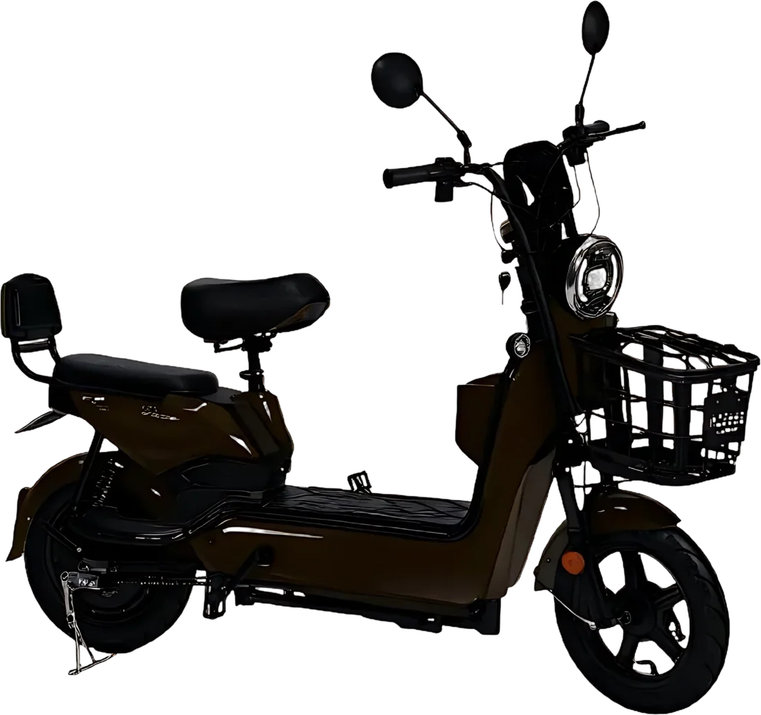Scooter Eléctrico Lamborbini HRD P8822 | 1000 Watts 40-50 Km Color Negro, vista lateral